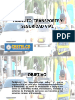 Curso Transito, Transporte y Seguridad Vial
