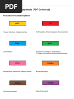 Elektrosymbole Installationsplan PDF