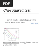 Chi-squared Test - 