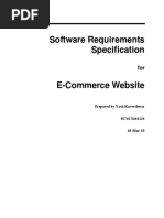 SRS E-Commerce Web Application