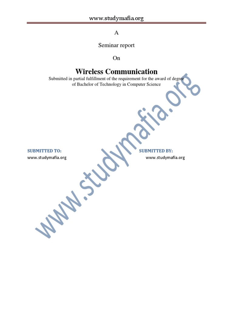 Wireless Communication Pros and Cons | PDF | Wireless | Radio