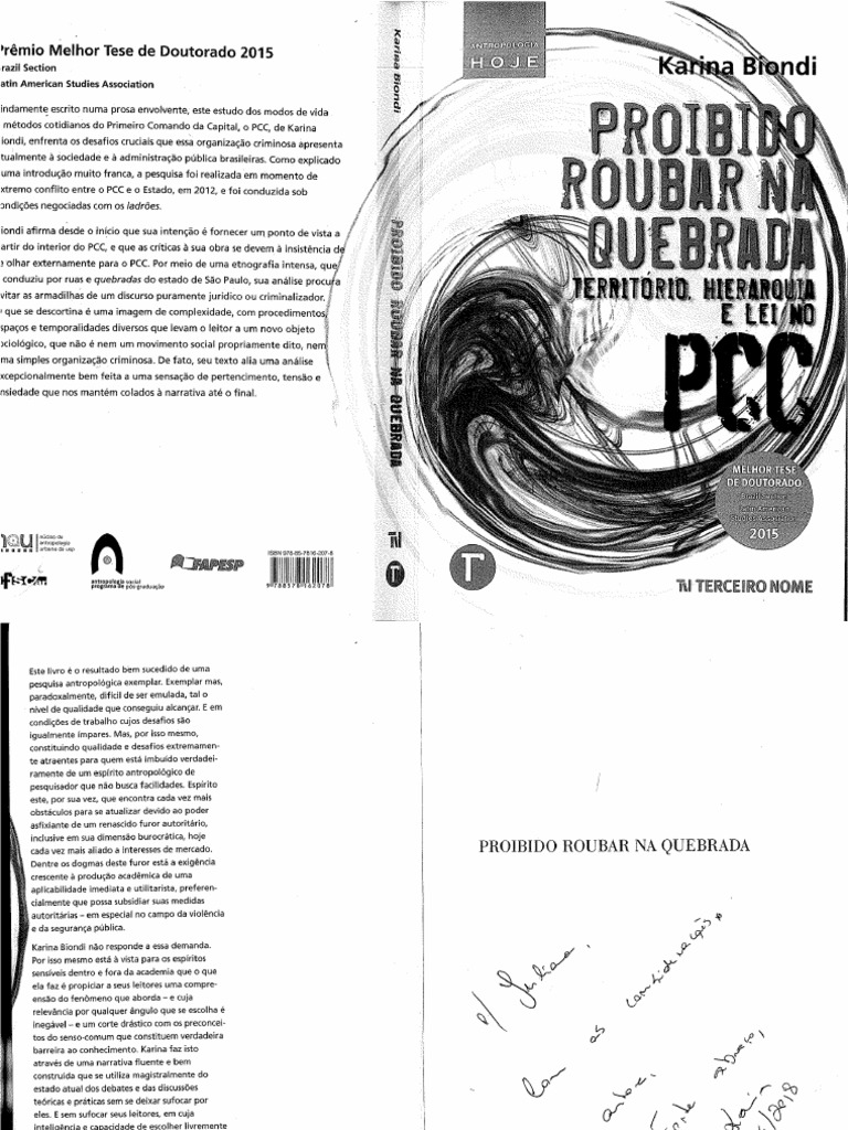 Proibido roubar na quebrada territorio hierarquia e lei no pcc pdf pdf