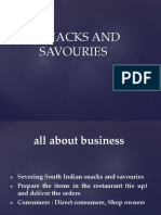 South Indian Snack Delivery Business