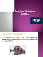 reaçoes quimica