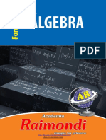 Formulario de Algebra - Raimondi PDF