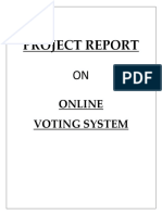 Online Voting System Project Report