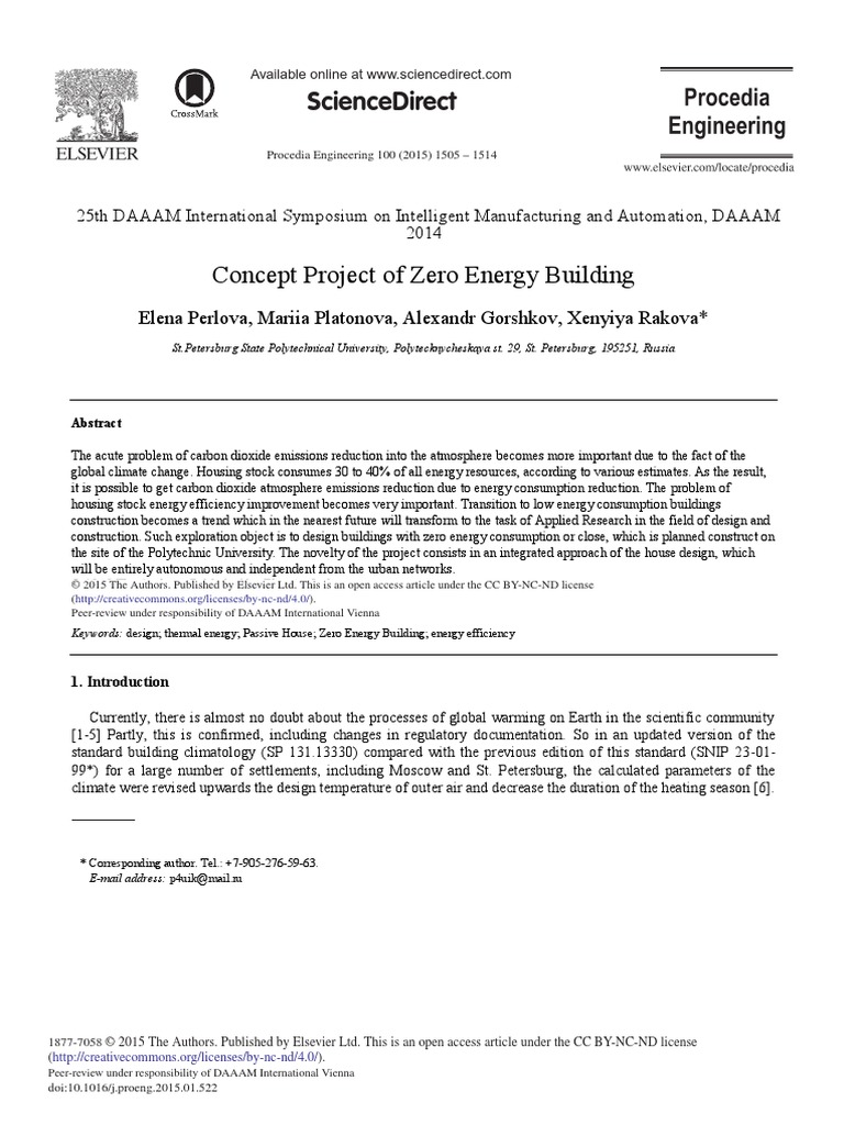 View of Concept Project of Zero Energy Building | PDF | Hvac | Ventilation ...