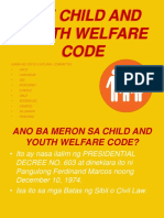 The Child and Youth Welfare Code
