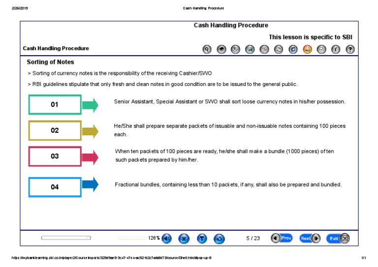 Cash Handling Procedure PDF
