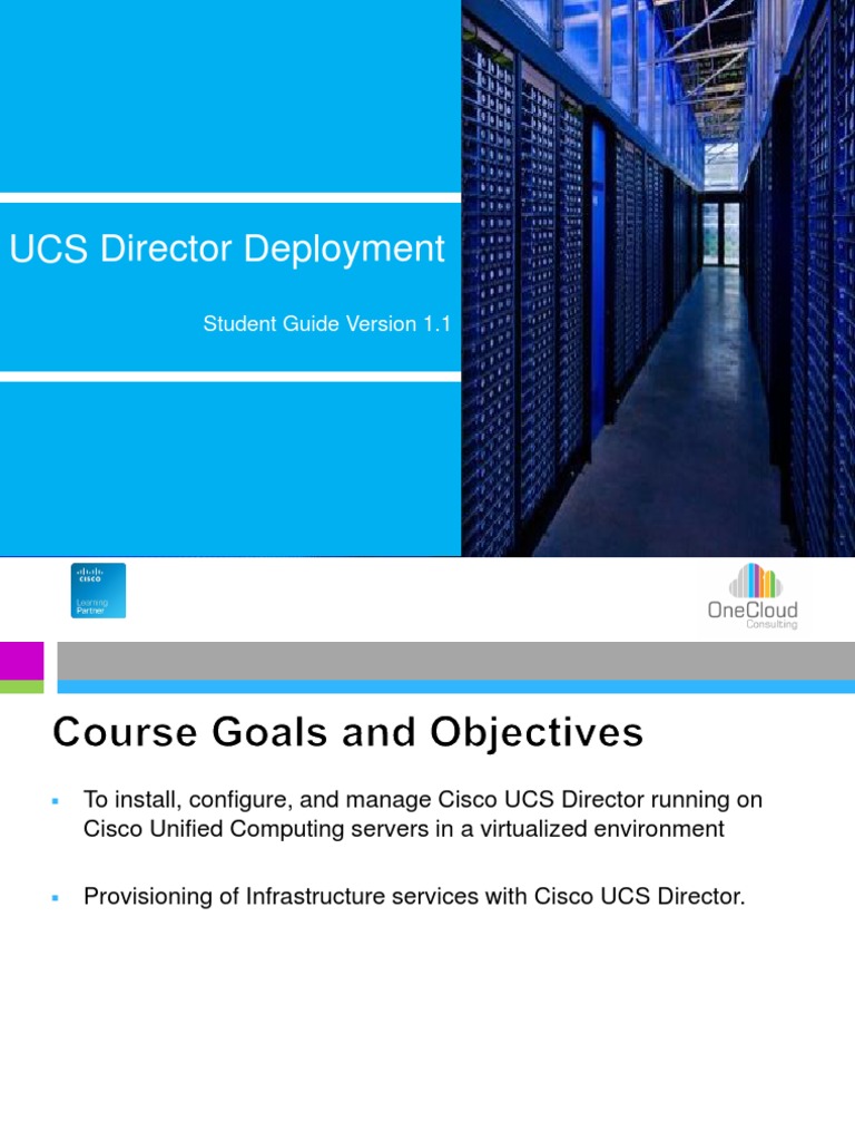UCS Director Deployment Guide for Students | PDF | Virtualization | Hyper V