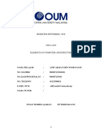 Assignment Elements of Computer Architecture