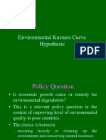 Environmental Kuznets Curve Hypothesis