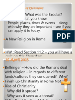 Bellringer - What Was The Exodus? Explain All That You Know