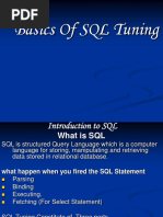 Basics of SQL Tuning