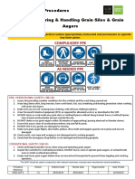 Safe Operating Procedures 04 Storing and Handling Grain Silos and Grain Augers