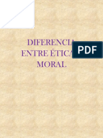Infografia Comparativa de Los Conceptos de Etica y Moral PDF