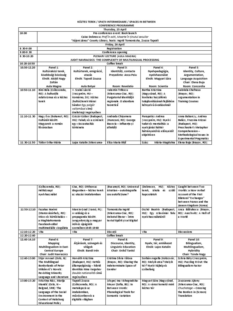 2019 Spaces In Between Pdf