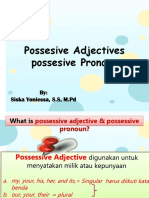 Possessive Adj and Pron