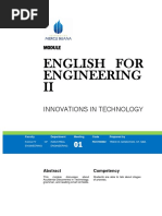 English For Engineering II: Innovations in Technology