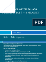 Rangkuman Materi Bahasa Indonesia Bab 1 - 4