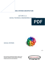 SDM 5001 Systems Architecture: Social Technical Engineering Systems