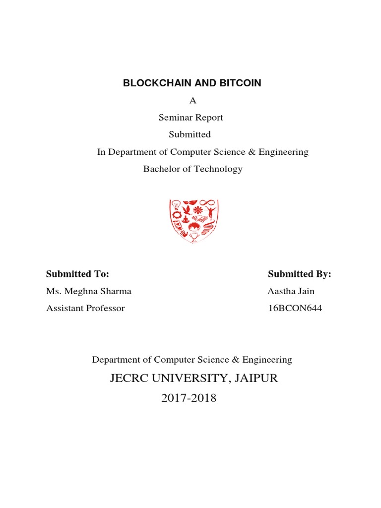 Blockchain and Bitcoin | PDF | Bitcoin | Cryptocurrency