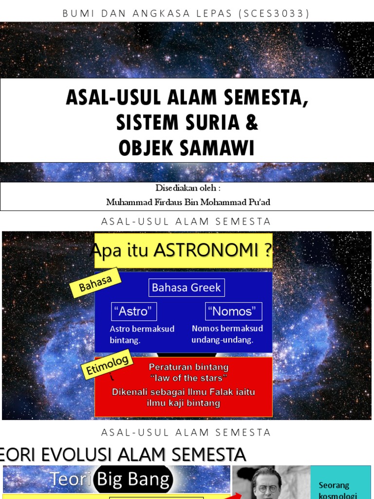 Asal Usul dan Evolusi Alam Semesta | PDF