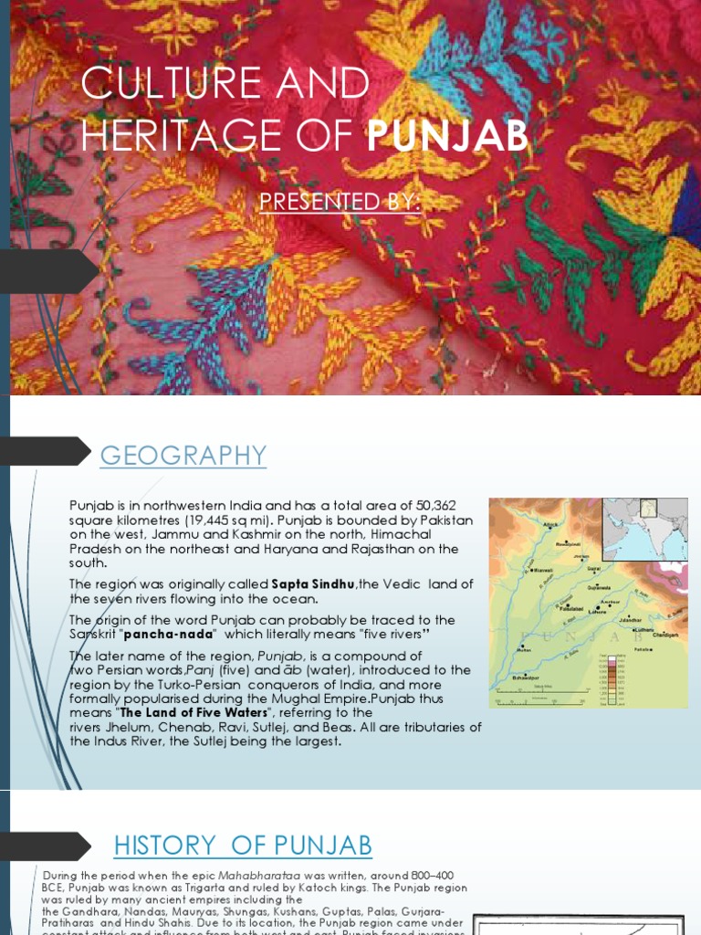 Culture and Heritage of Punjab | PDF | Punjab | South Asia