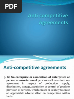 Anti competitive agreement