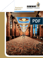 Download School of Hospitality Tourism and Leisure Management - Sunway University College 2011 by Sunway University SN40380033 doc pdf