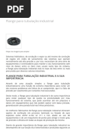 Flanges para Tubulações Industriais
