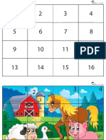 Free - Animal Number Puzzles PDF