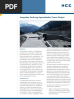 Integrated Kashang Hydroelectric Power Project: Background