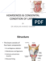 Hoarseness and Congenital Larynx Conditions Explained