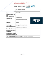 Ear Irrigation Guidelines