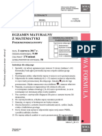 Matematyka 2017 Czerwiec Matura Podstawowa