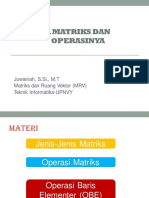 Matriks Dan Operasinya