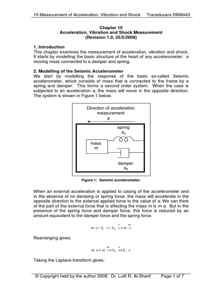 10 Accleration Vibration and Shock Measurement Rev 1 080525 | PDF ...