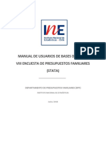 Manual de Usuario de Base de Datos Stata Viii Epf