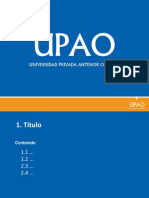 Plantilla de Upao