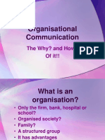 Organisational Communication: The Why? and How? of It!!