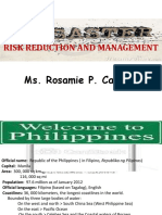 Risk Reduction and Management: Ms. Rosamie P. Cabural