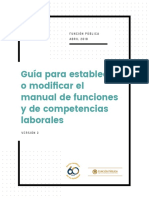 Guía para establecer o modificar el manual de funciones y de competencias laborales - Versión 2 - Abril 2018.pdf