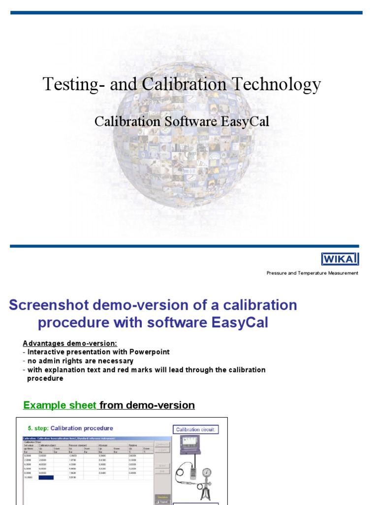 Cal Soft. Overview | PDF | Calibration | Electrical Engineering