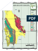 Anh Mapa Geologico de Bolivia PDF