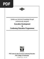 Download PSG Non Formal Profile Final by K A Balajee SN40382042 doc pdf