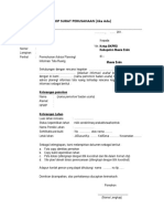 Persyaratan Dan Contoh Surat Permohonan Rekomendasi Tata Ruang PDF