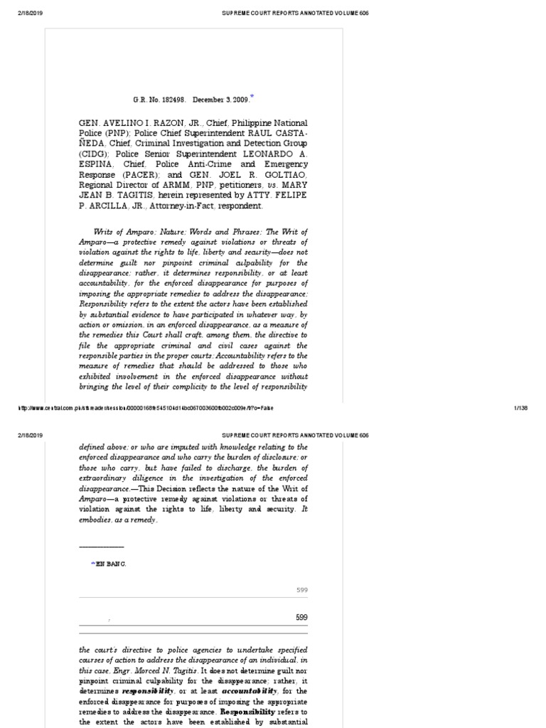 RAZON vs. TAGITIS PDF | PDF | International Law | Affidavit