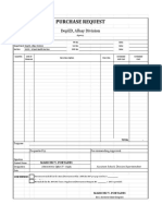 DepEd Purchase Request Form