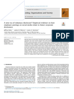 Accounting, Organizations and Society Volume 68-69 Issue 2018 (Doi 10.1016 - J.aos.2018.04.004) Hales, Jeffrey Moon, James R. Swenson, Laura A. - A New Era of Voluntary Disclosure - Empirical Eviden